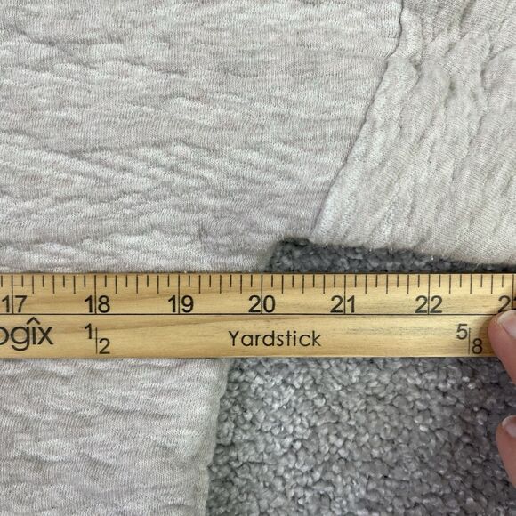 prAna Women’s Hoodie Small Gray Textured Knit Organic Cotton W23202220 Pullover - Picture 12 of 15